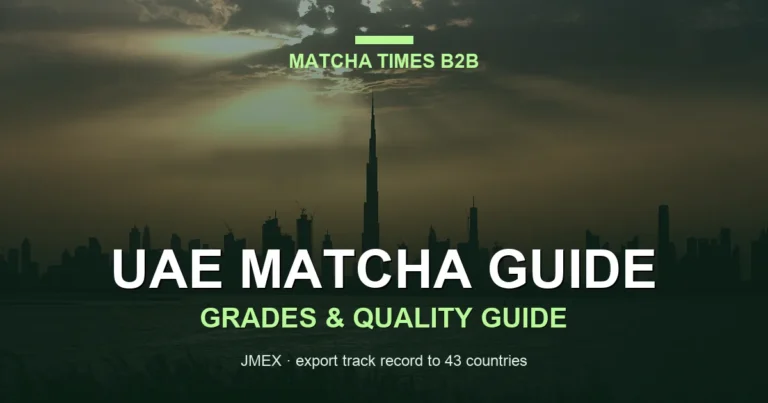 50 Dubai Matcha Menus Analyzed: Prices, Flavors, Positioning & Supplier Implications