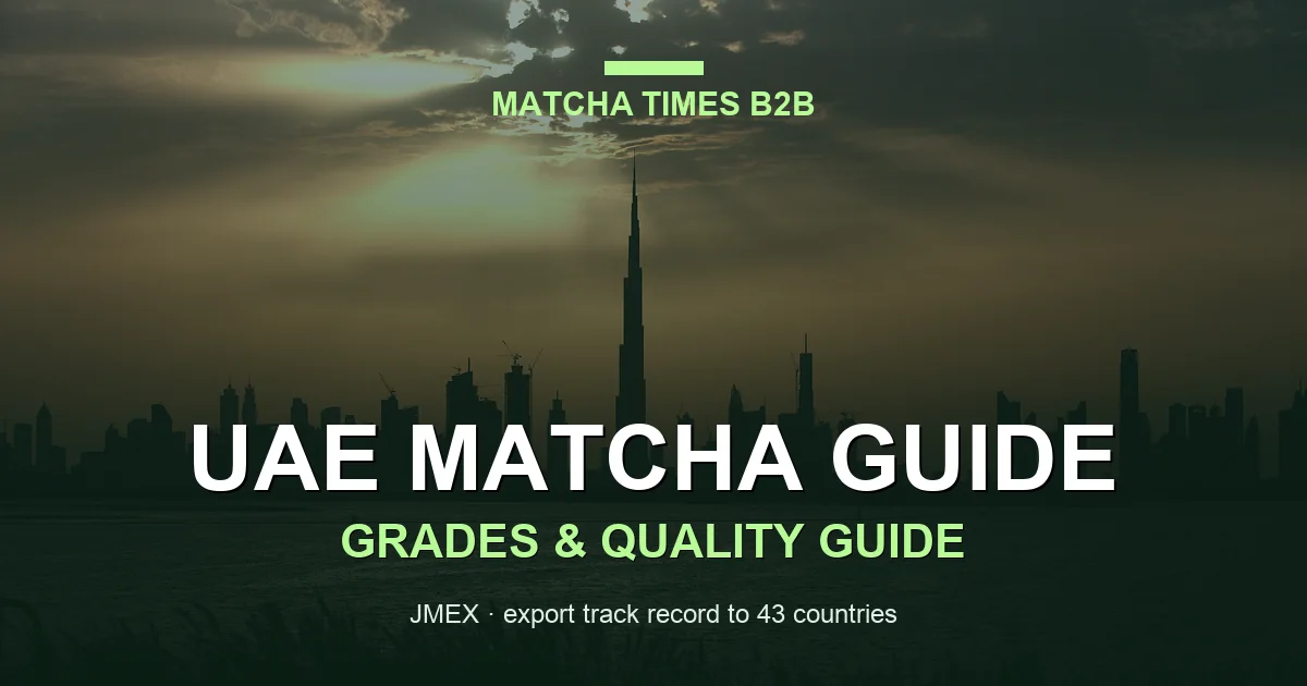 50 Dubai Matcha Menus Analyzed: Prices, Flavors, Positioning & Supplier Implications