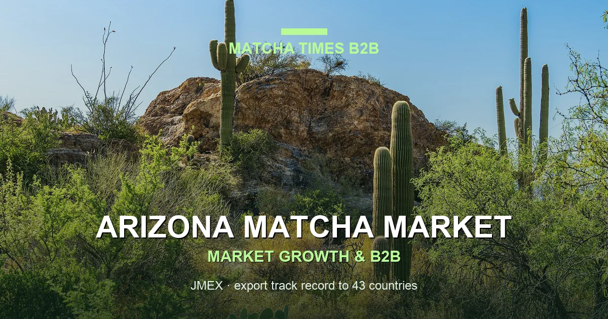 Arizona Matcha Market 2026: Café Growth, Consumer Trends & B2B Opportunities