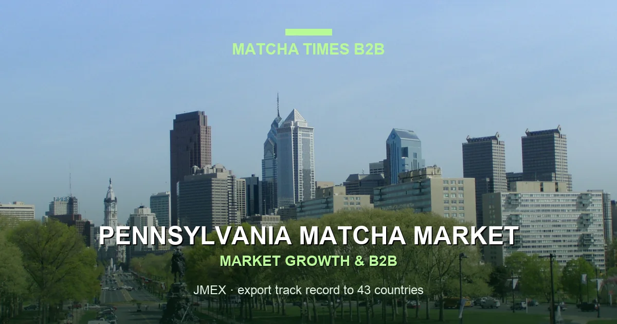 Pennsylvania Matcha Market 2026: Cafe Growth, Consumer Trends & B2B Opportunities
