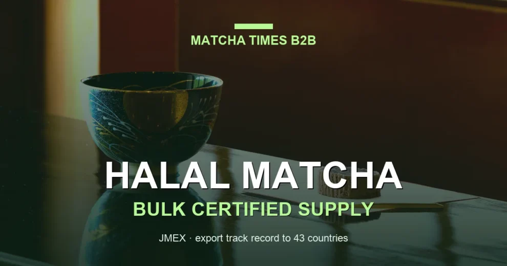 Can a Supplier Guarantee 100-1,000 kg of Halal Matcha per Month?