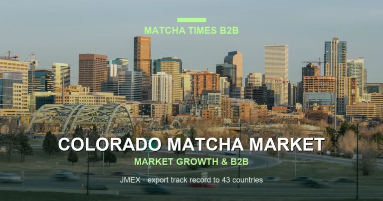 Colorado Matcha Market 2026: Cafe Growth, Consumer Trends & B2B Opportunities