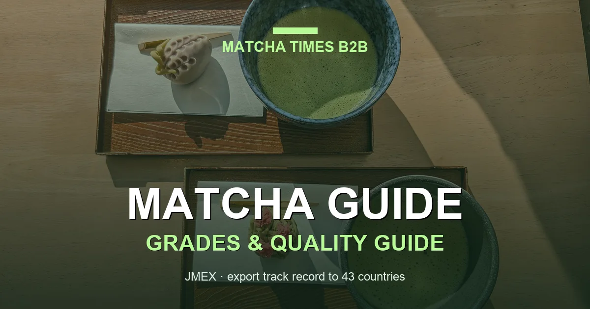 Matcha Color Quality Guide: L*a*b* Values, Grades & Buyer Standards