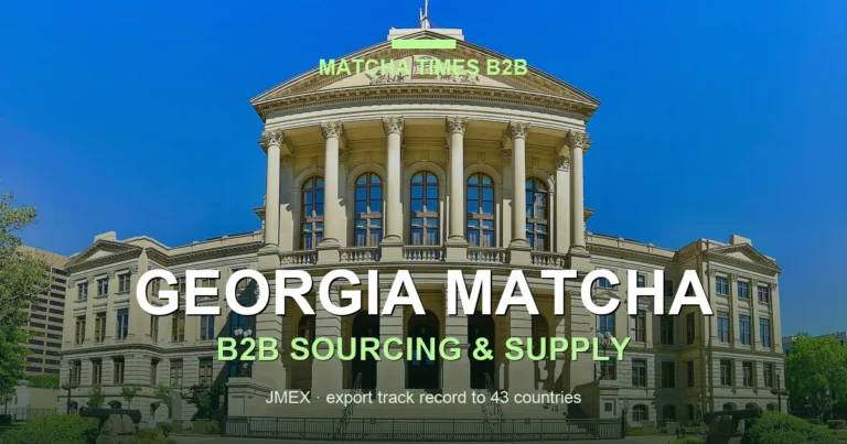 Best Wholesale Matcha for Cafés in Georgia: Grade, Cost per Cup & Supply
