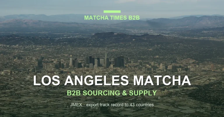 Best Wholesale Matcha for Cafés in Los Angeles: Grade, Cost & Supplier Guide
