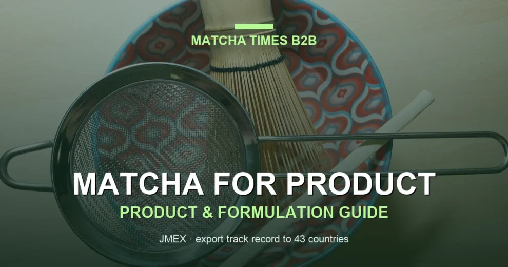 Matcha Seasonal Menu Planning: Demand Calendar, Inventory & Limited-Time Offer Strategy