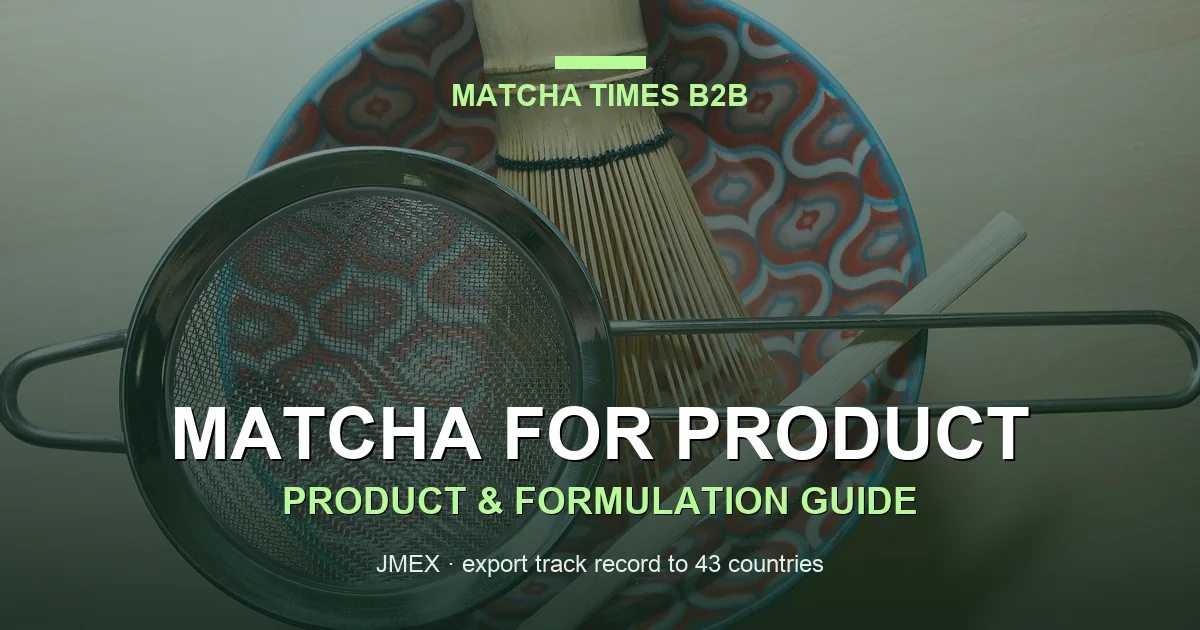 Matcha Seasonal Menu Planning: Demand Calendar, Inventory & Limited-Time Offer Strategy
