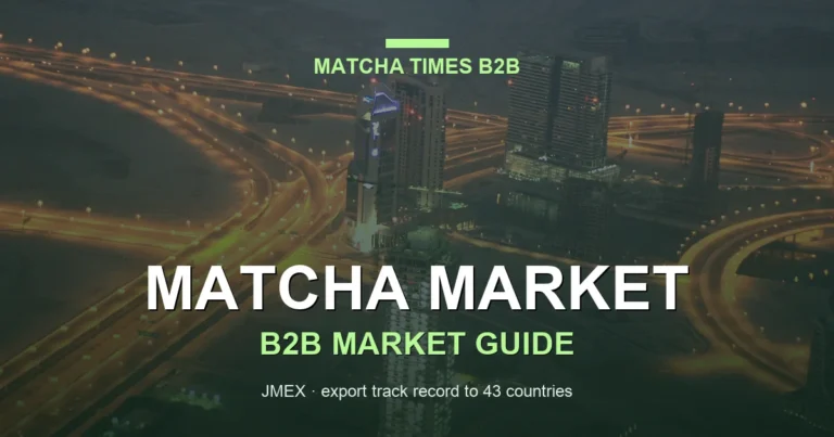 Matcha Supplier Dubai: Japanese Wholesale Matcha for Cafés, Hotels & Distributors