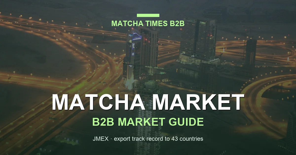 Matcha Supplier Dubai: Japanese Wholesale Matcha for Cafés, Hotels & Distributors
