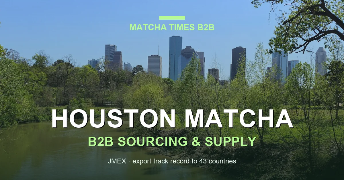 Matcha Supplier Houston - Wholesale Japanese Matcha for Cafes, Hotels and Brands