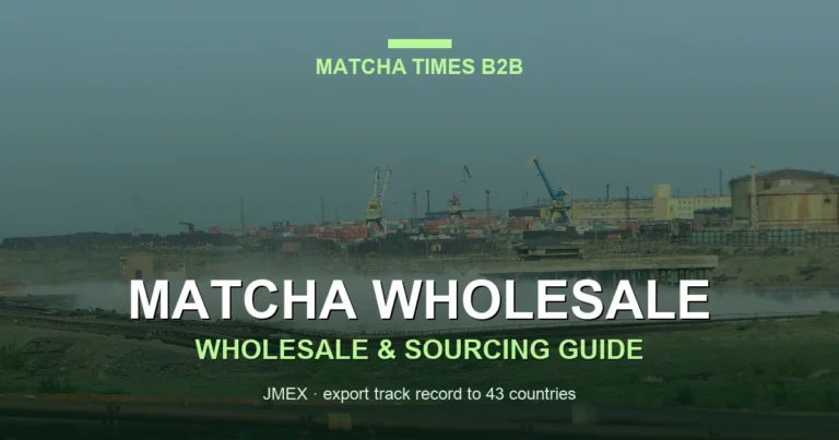 How to Negotiate Matcha Wholesale Contracts: Price, MOQ, Allocation, Lead Time & Payment Terms
