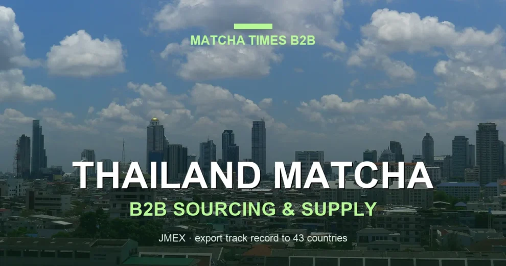 Matcha Wholesale Price in Thailand