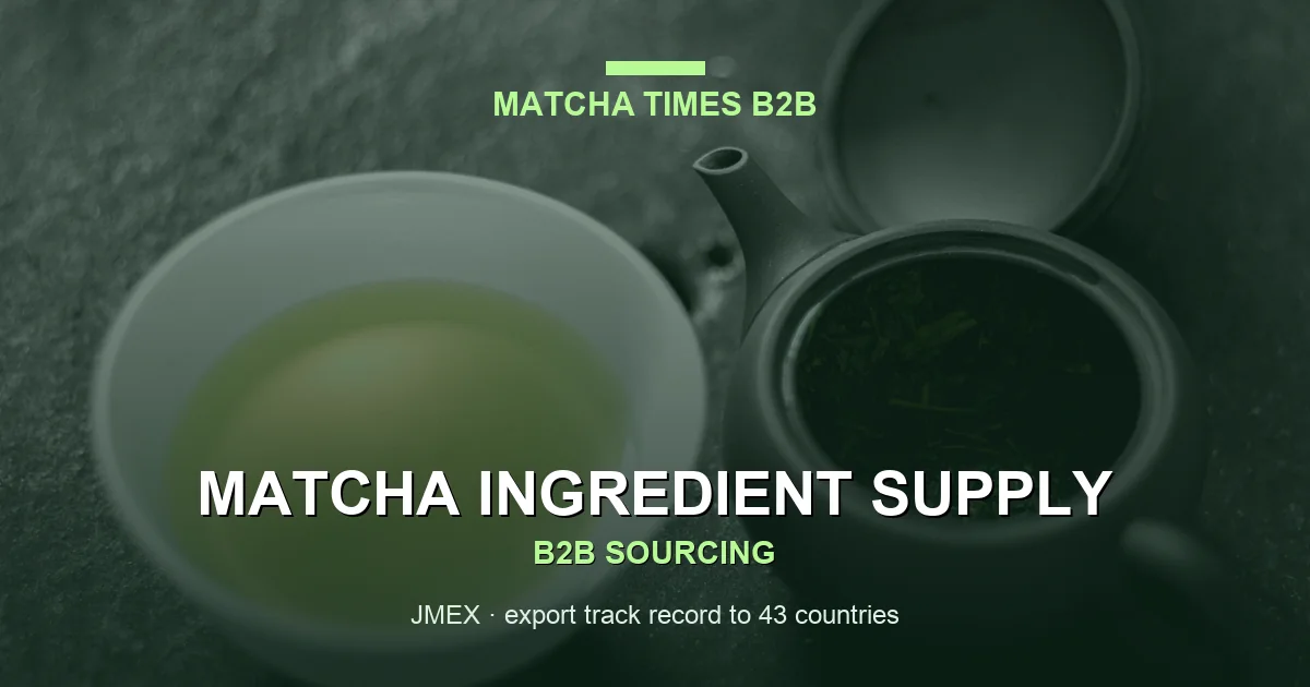 Matcha Wholesale Price in Washington: 2026 Landed Cost, MOQ & Delivery Guide