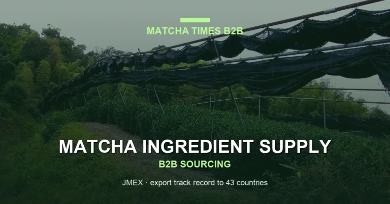 Matcha Wholesale Raleigh: Japanese Supply, MOQ, Price & Delivery Guide