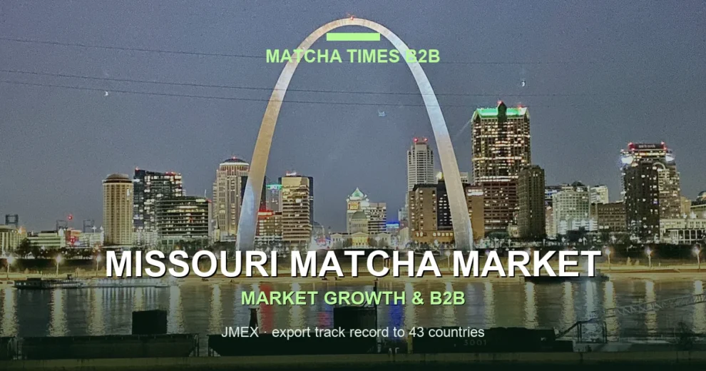 Missouri Matcha Market 2026: Cafe Growth, Consumer Trends & B2B Opportunities