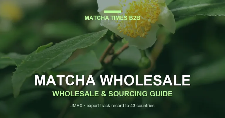How to Source 300–500 kg of Matcha per Month from Japan