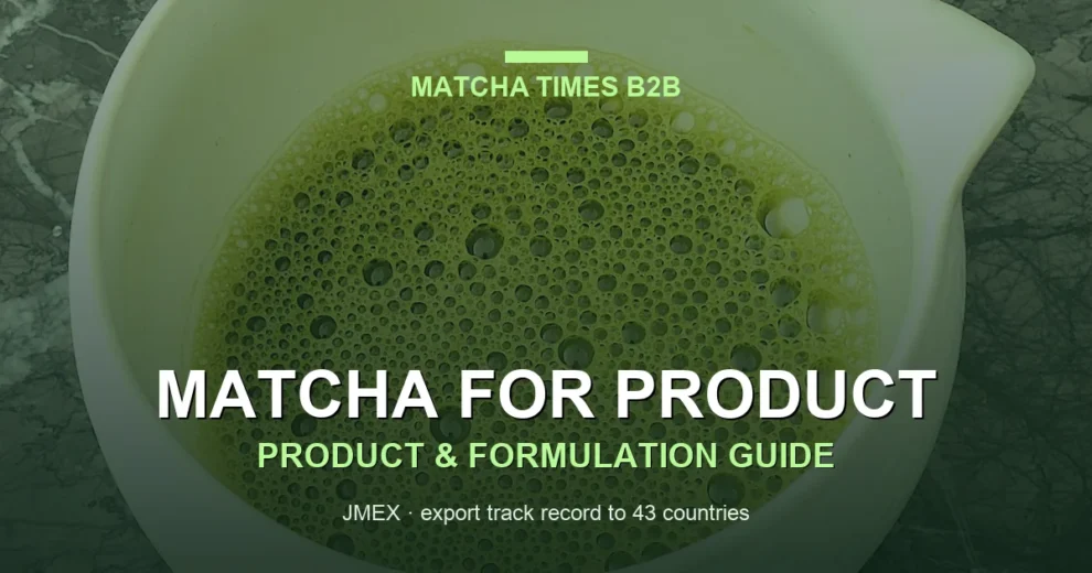 Scaling Matcha Production: kg/day Capacity, Equipment, Labor, Space & Ingredient Supply