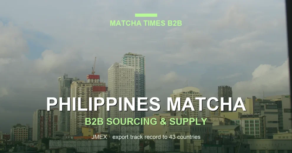 Starting a Matcha Café in the Philippines: Ingredient Cost, Pricing & Supplier Guide