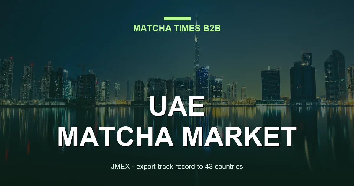 The UAE Matcha Market