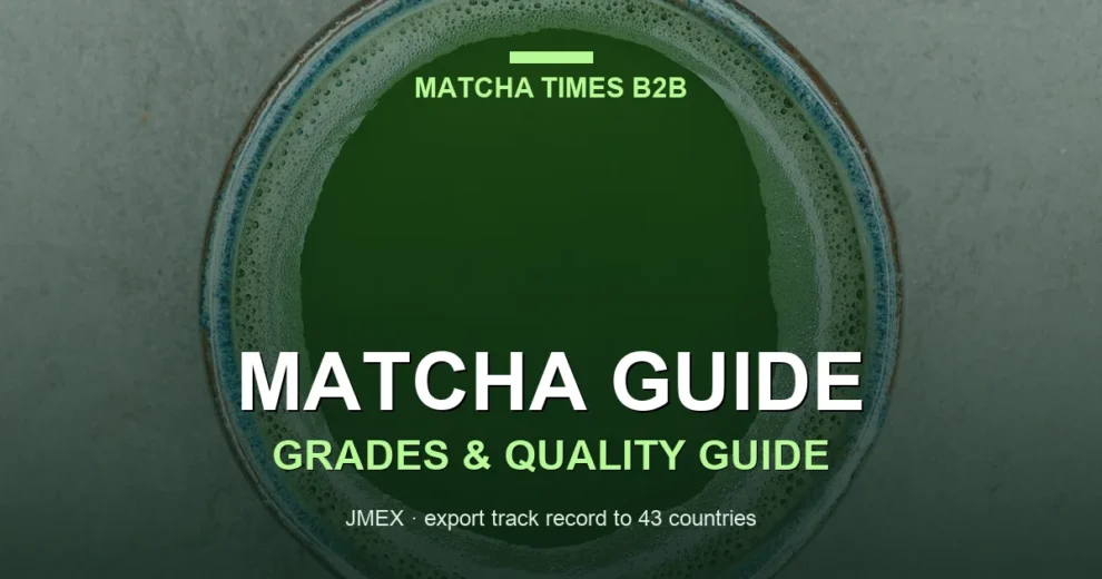 What Global Matcha Buyers Want in 2026: Survey of Cafés, Importers & Manufacturers